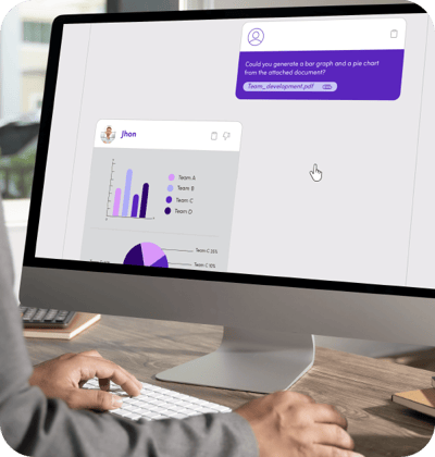 Pragma's Generative AI assistant enables queries to databases.